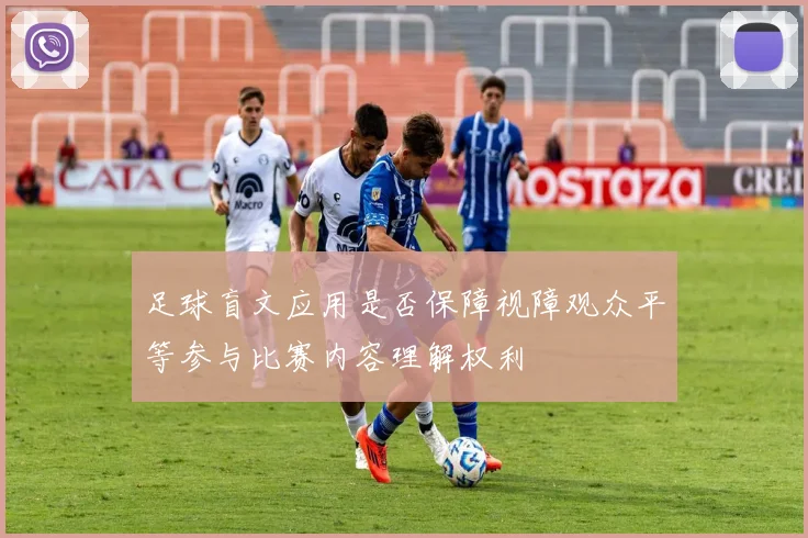 足球盲文应用是否保障视障观众平等参与比赛内容理解权利